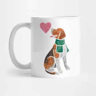 Foxhound watercolour Mug